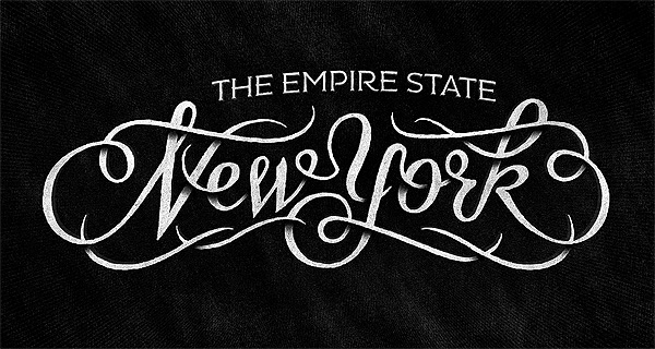 New York lettering