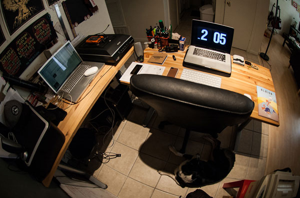 Matt's workspace